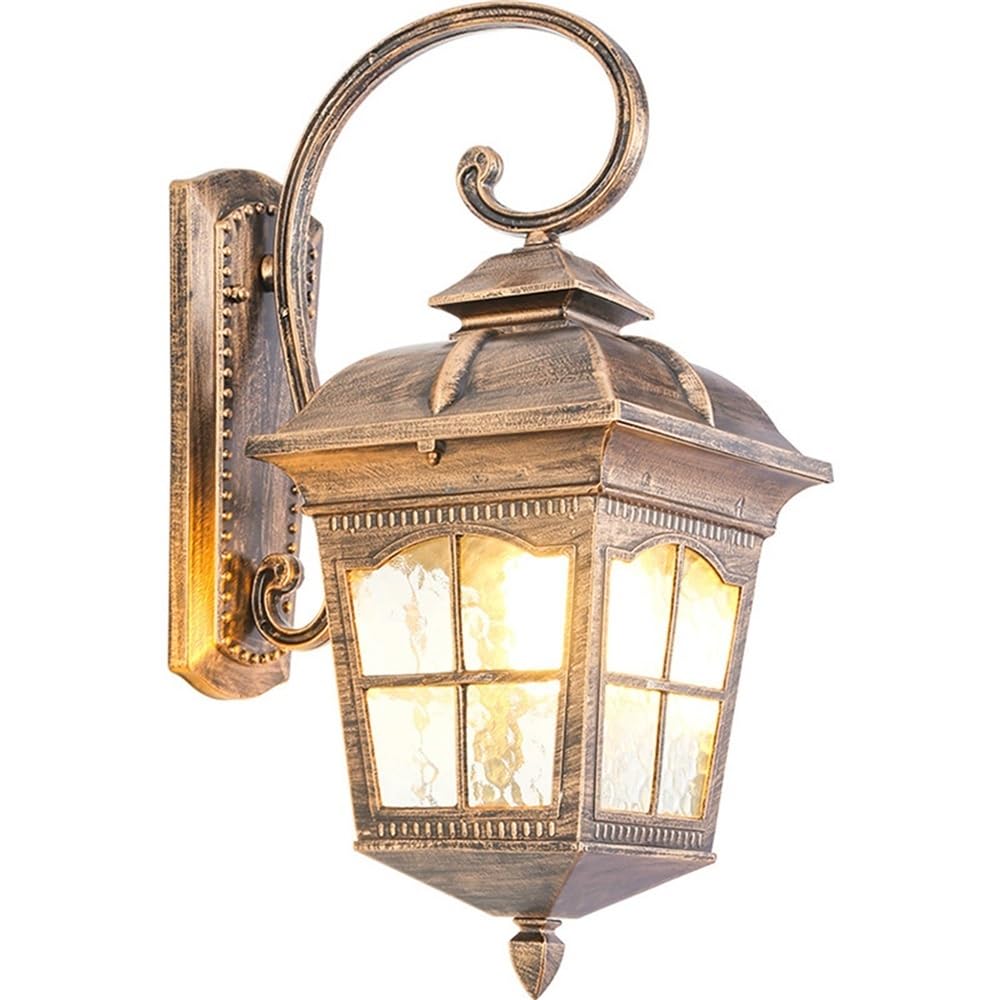 Luminaires extérieurs avec motif d'eau en verre haut de gamme