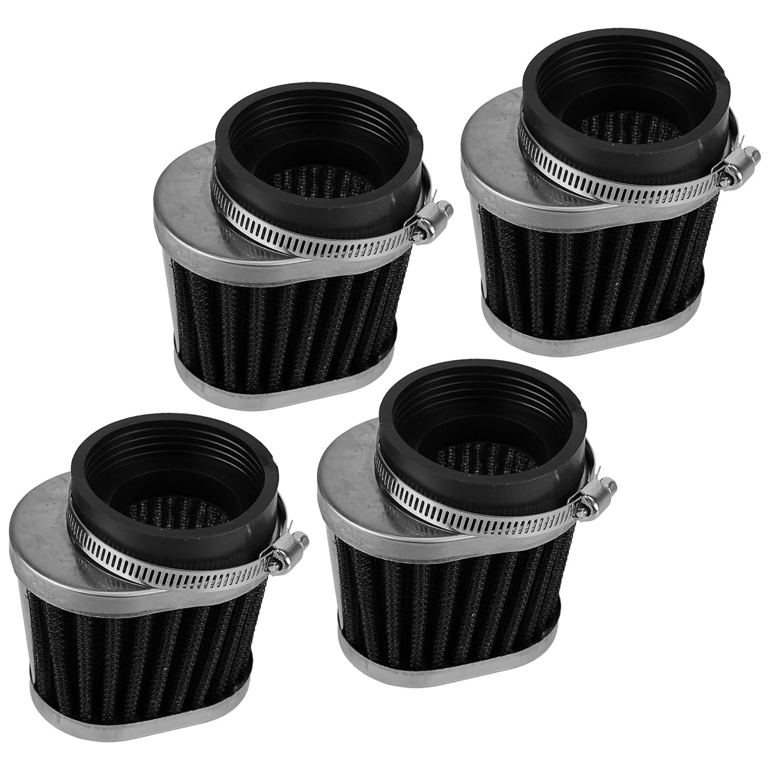 4 unidades de filtro de aire de carburador de 54 mm compatible con Honda CB650 CB750C Kawasaki GPZ750 KZ1000J