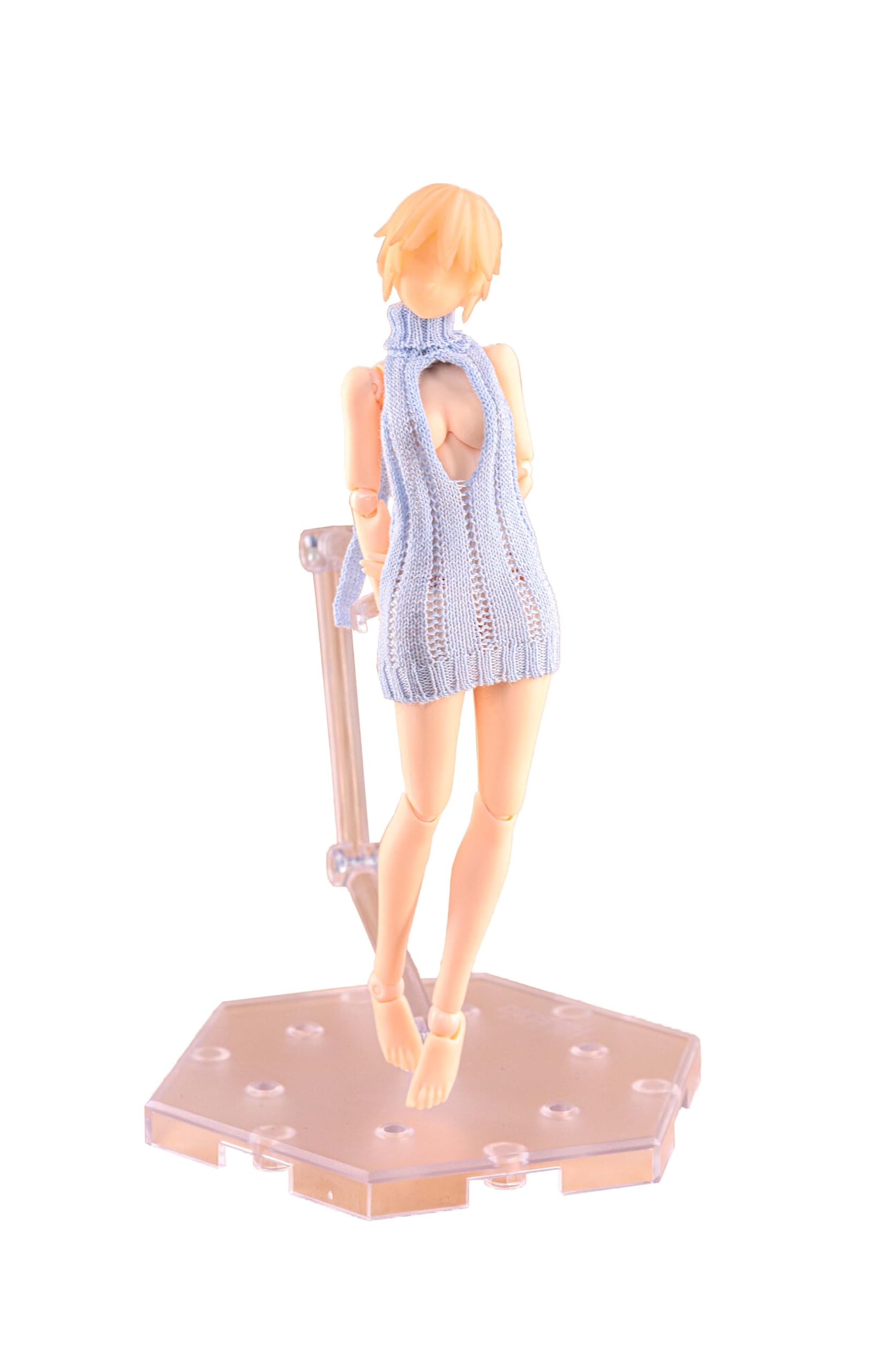 アンティークドール 水色ニット服(交渉中) アンティークドール 水色ニット服(交渉中)