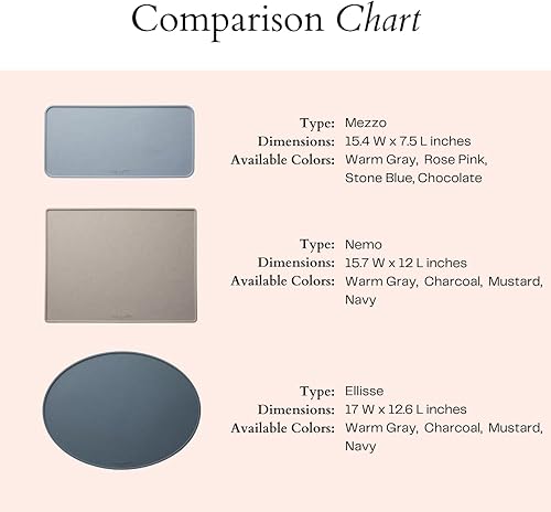 Miniatura 6 de Manteles individuales de silicona, manteles individuales ovalados, antideslizantes, resistentes al agua, resistentes al calor, acabado texturizado,
