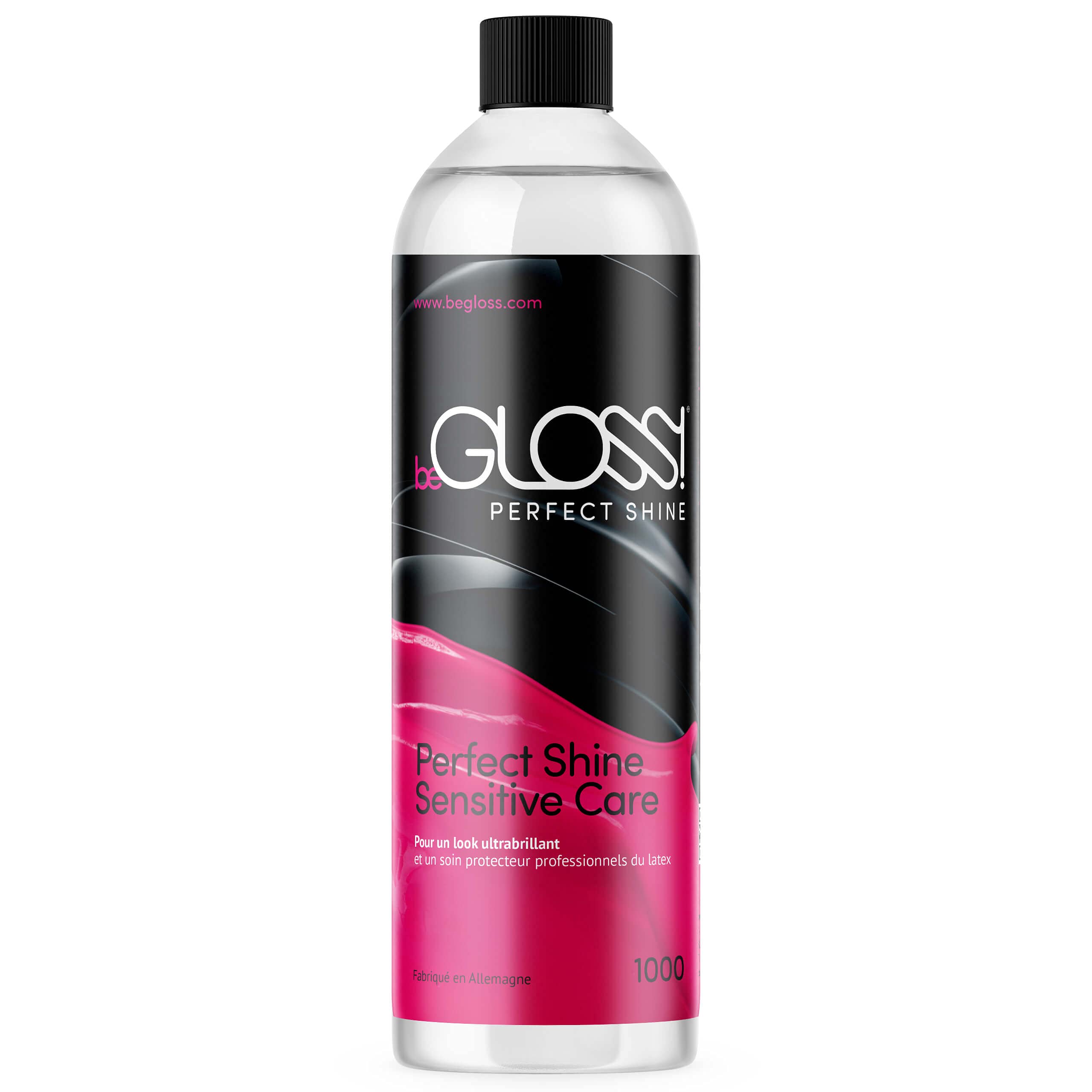 beGLOSS PERFECT SHINE 1000 ML - Le lubrifiant pour polir vos vêtement en caoutchouc & latex