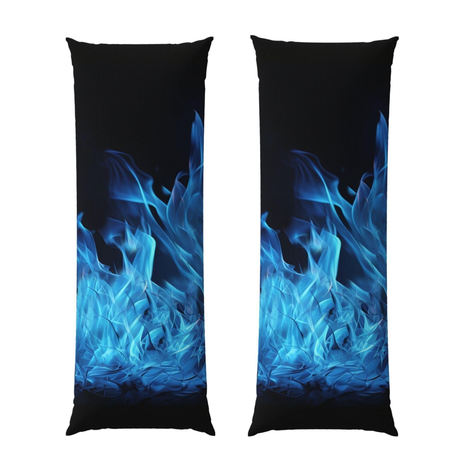 Housse de coussin longue respirante et ultra douce avec fermeture éclair discrète