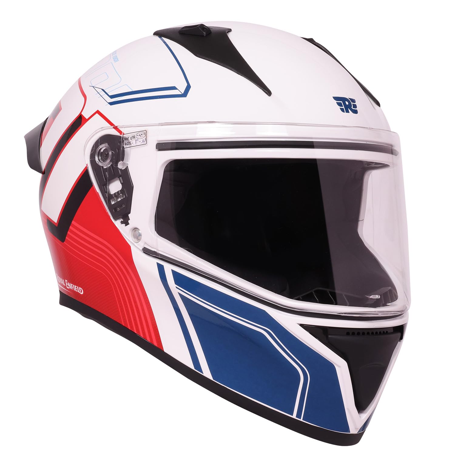 Royal Enfield Roadster 1901 Full Face Helmet (Size: L)-HEA240027-RED-image-13
