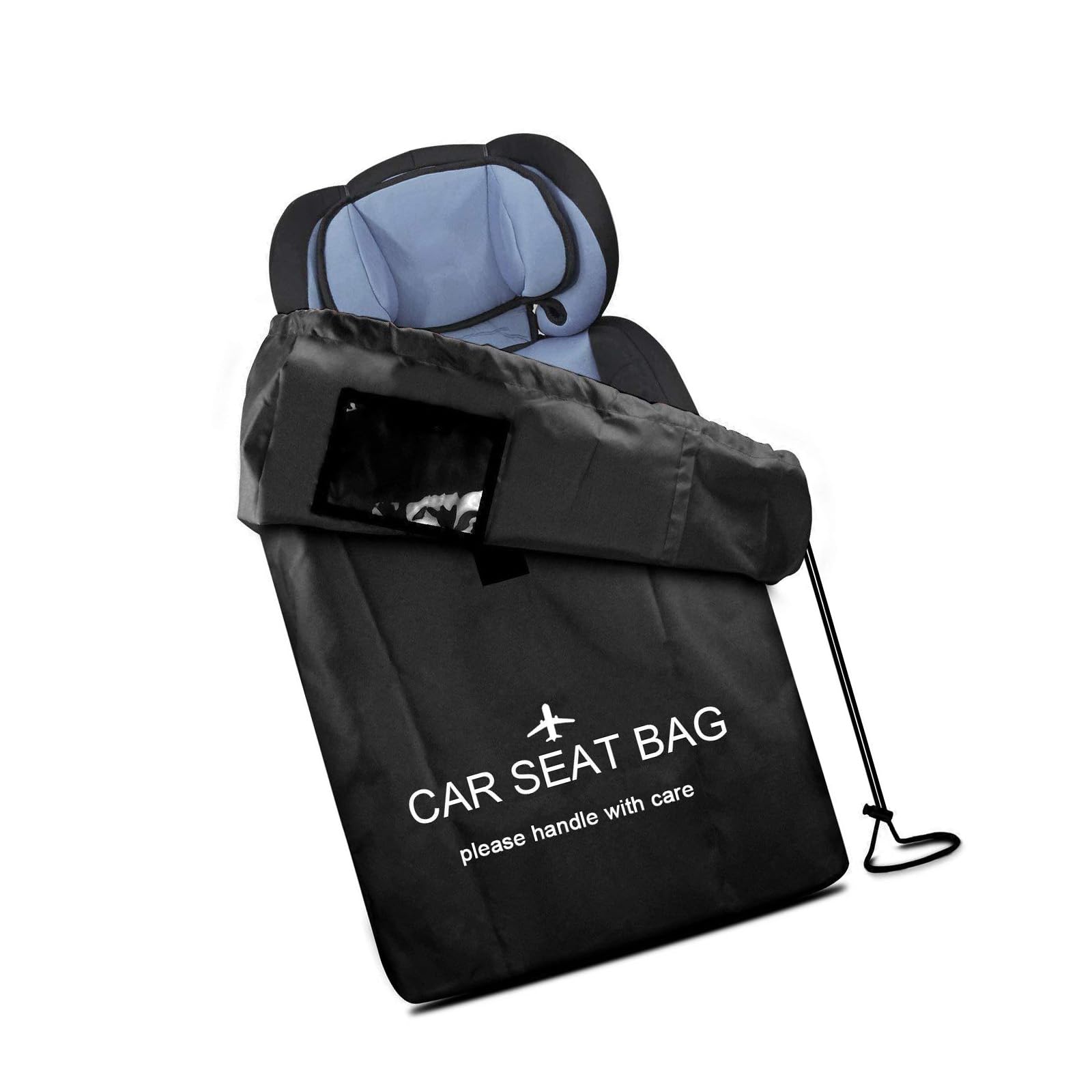 Borsa Scratch in tessuto Oxford 300D per la sicurezza del seggiolino auto, organizer per seggiolini auto, Nero , Mass Beauty