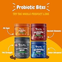 Vista 24 de Zesty Paws Probióticos para perros, enzimas digestivas flora intestinal, salud digestiva, diarrea y apoyo intestinal, DE111, probióticos para perros
