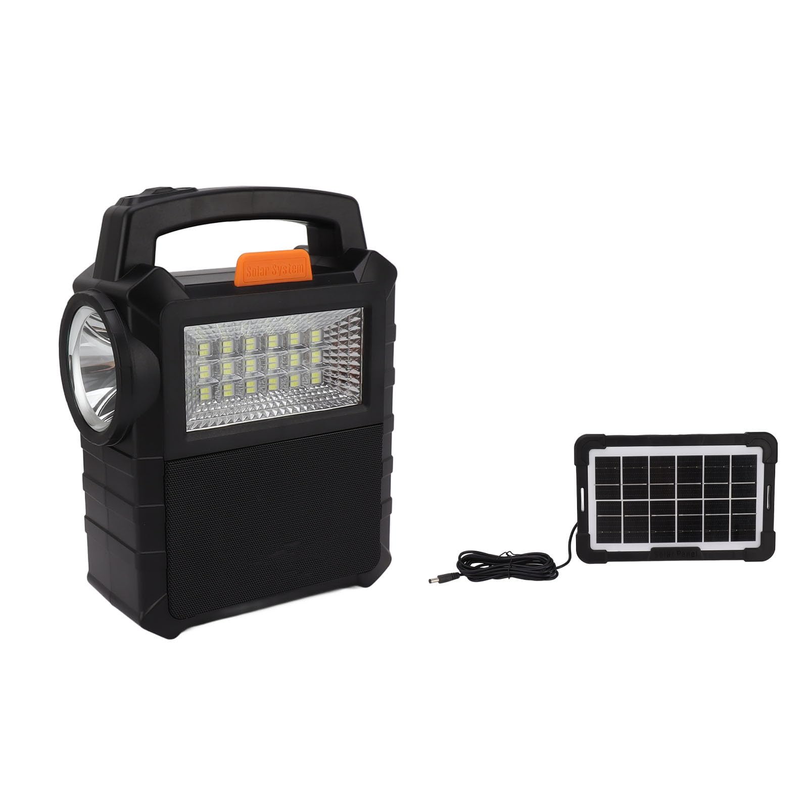 Generador Solar Portátil para Camping Aire Libre Energía Solar Emergencias Aventuras Exterior Batería Integrada Luz Crítica