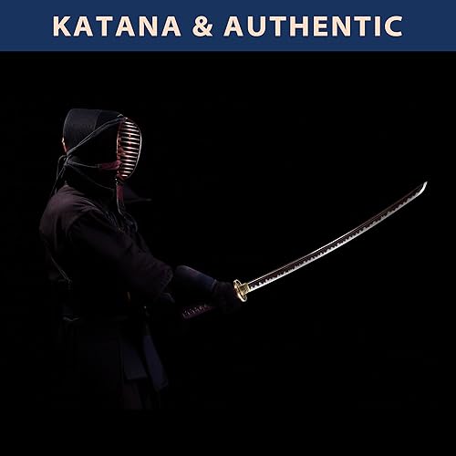 Miniatura 29 de entez Handcrafted Samurai Katana - Premium Damascus/T10 Clay Tempered Blades - Sharp Functional Japanese Swords Acero T10