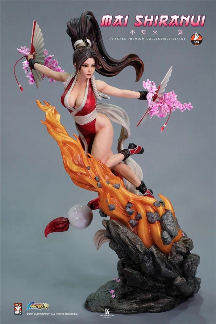 【完成品】【入手困難】不知火舞　OZbone ガレージキット　フィギュア Amazon | 不知火舞フィギュア塗装済みガレージキット完成品1／4 ガラス