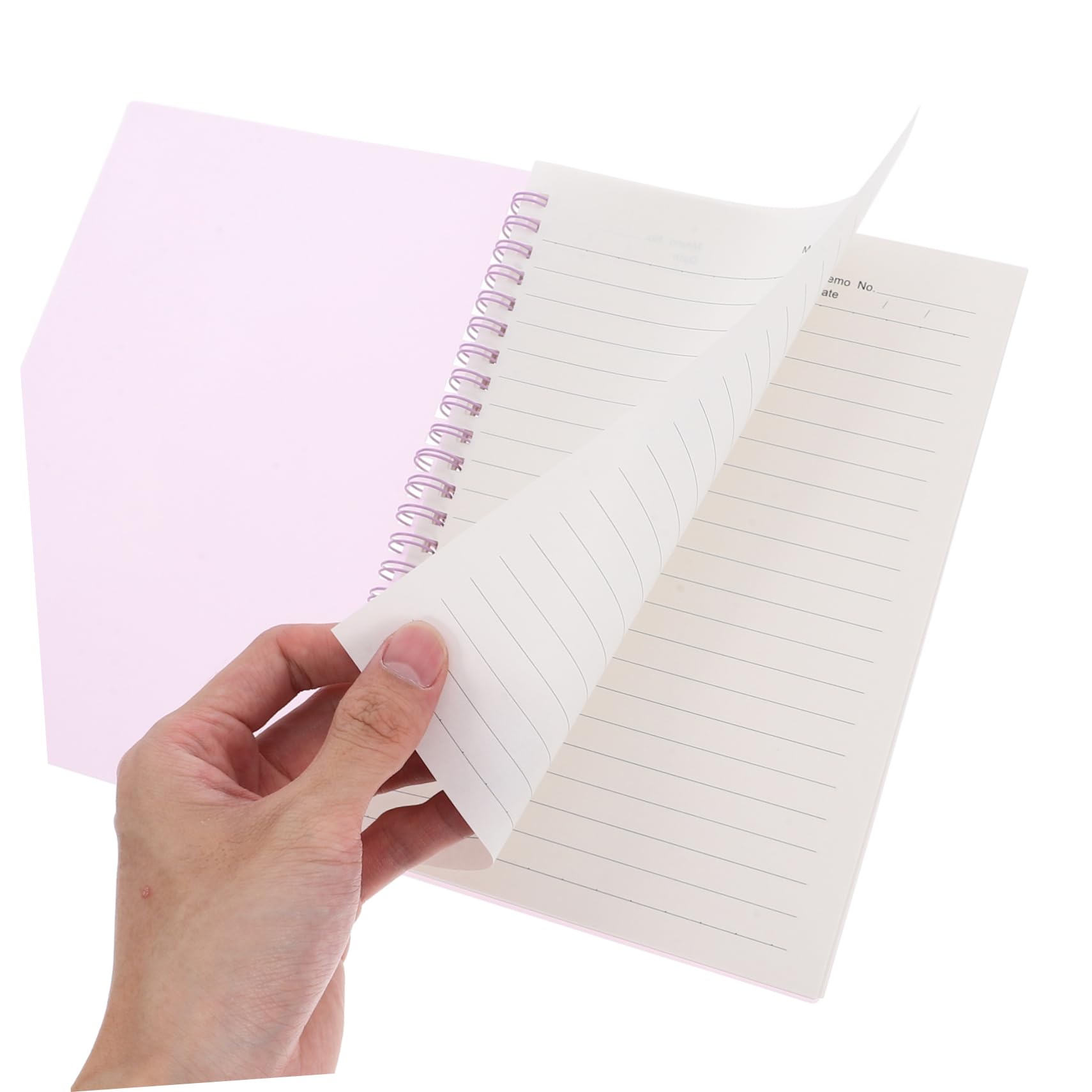 SHINEOFI Spiral Notizbuch A5 Kariert 5 Stück-pack 80 Seiten Spiralbindung Liniertes Heft für Besprechungen Studenten und Notizen