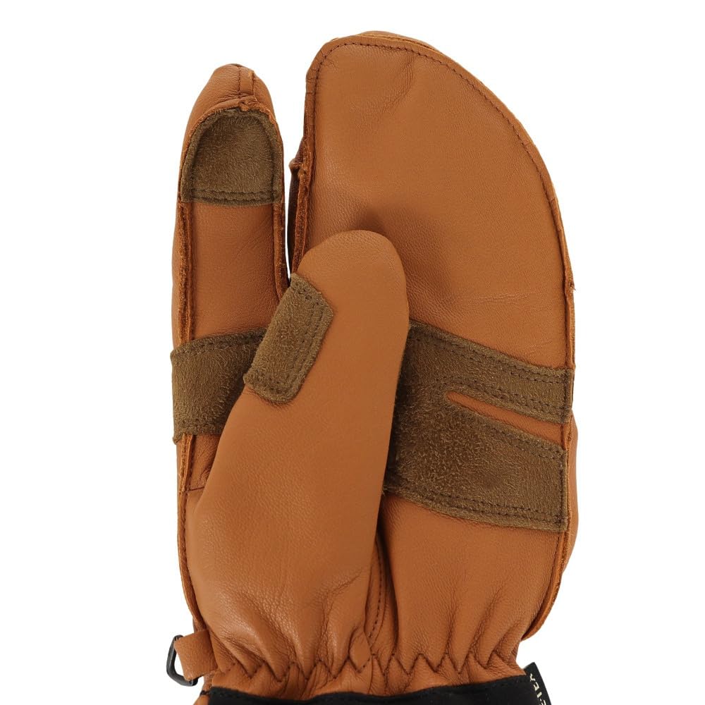 Amazon | ミズノ（MIZUNO） スキーグローブ LEATHER 3FIN GLOVES