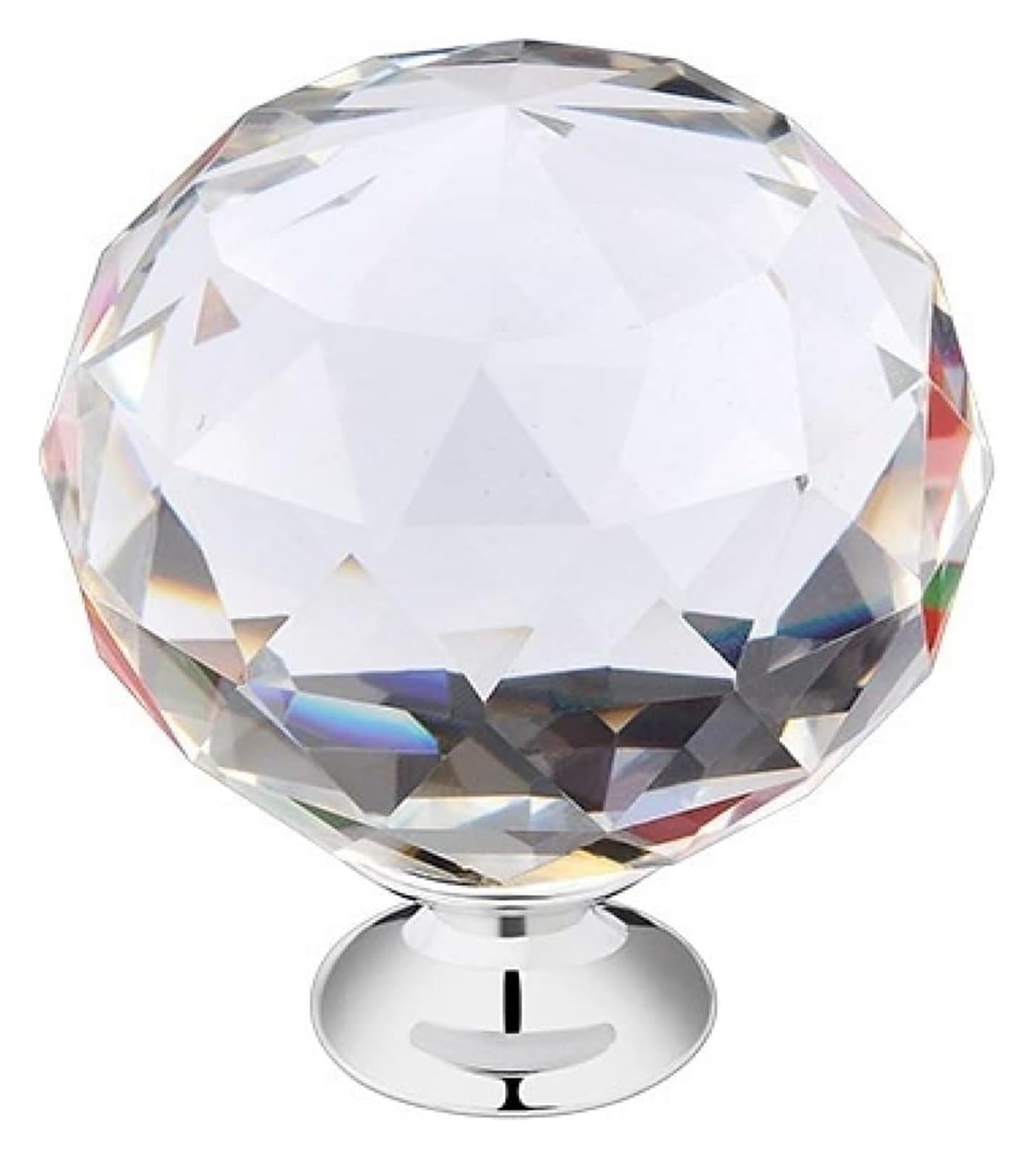 Bszcxbvmp One Color Crystal Drawers Knobsb, Crystal Ball Glass Knobs 6 Pieces For Cabinet Drawer Wardrobe Bathroom Door Dresser