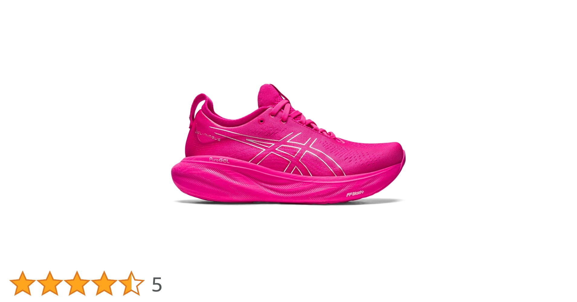 asics25.5安全パープルカメオピンク廃盤 ASICS Women's Gel-Nimbus 25 Running Shoes, 12.5, Pink Rave