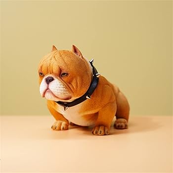 Amazon | JXK 1/6 サイズ アメリカン・ブリー 犬 可愛い ペット