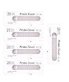 Disposable Ear Thermometer Covers, Hygienic Probe Covers for Accurate Temperature Measurement, Compatible with Various E