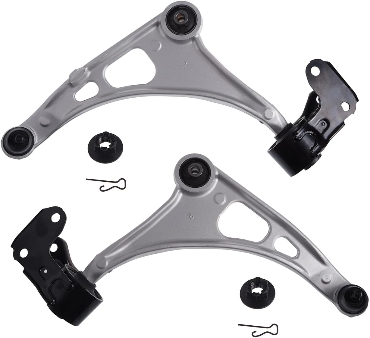 KEYOOG K623548 K623549 Front Lower Control Arm and Ball Joint Assembly Fit for 16-22 Ho-nda Pilot,19-25 Passport,17-25 Ridgeline /14-20 Acura MDX (OE# 51360-TZ5-A00 51350-TZ5-A00 526-871 526-872)