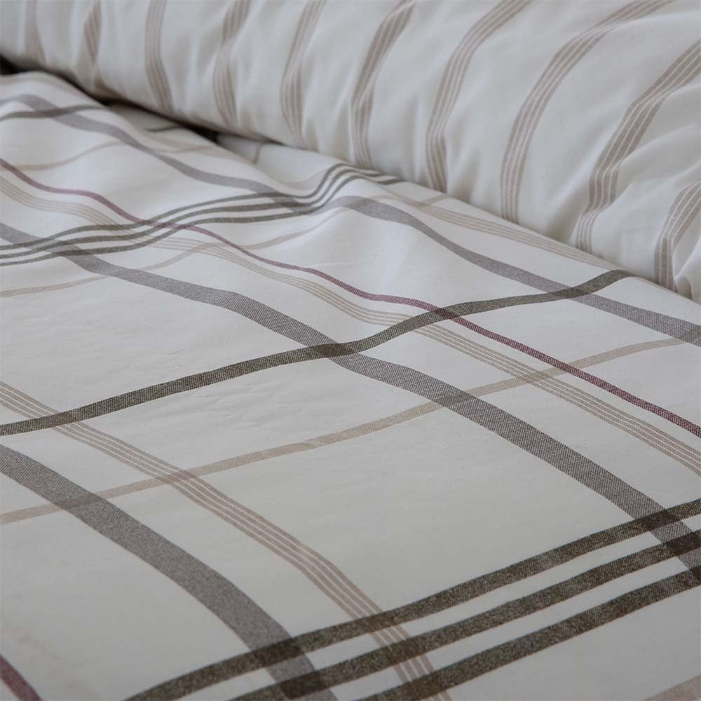 COTTON ARTean Funda nordica 105x190 / 200 ALGODÓN PERCAL 100% 200 Hilos Ali. Funda edredón nórdico 180x220 + 1 Funda de Almohada 100% ALGODÓN PERCAL. Cierre con Botones. Color Beige