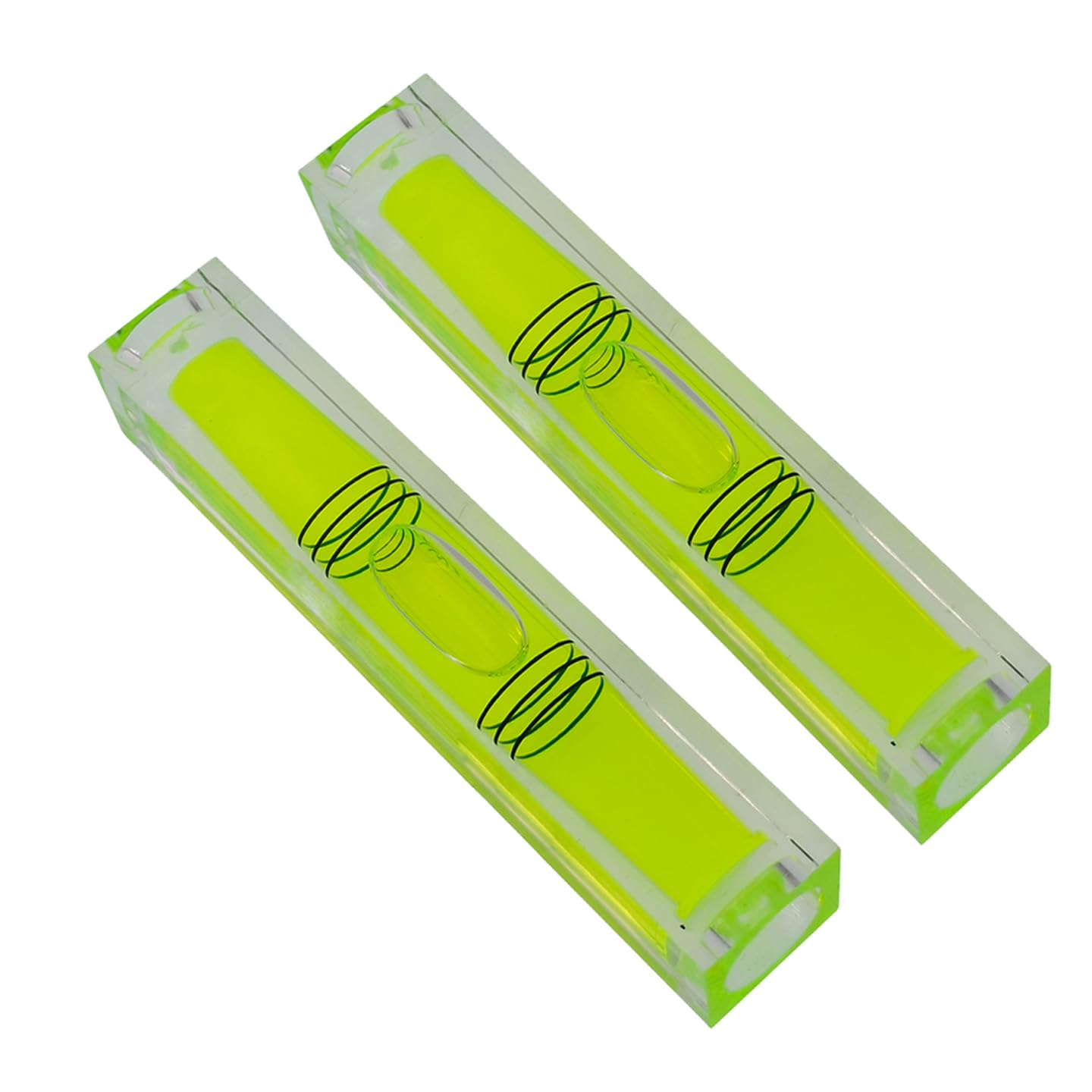 2PCS high-precision leveling bubble extended three line horizontal bubble water level gauge for household use, capable of 180 degrees in place turning