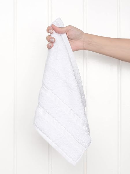American Soft Linen Luxury Washcloths for Bathroom, 600 GSM 100% Cotton 4 Piece Turkish Wash Cloth Set, 13x13 in Soft Rags for Body and Face, White Washcloths - 2