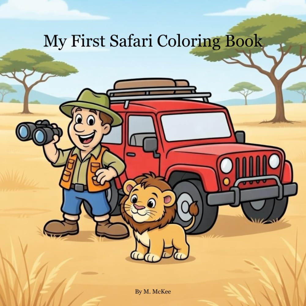 My First Safari Coloring Book