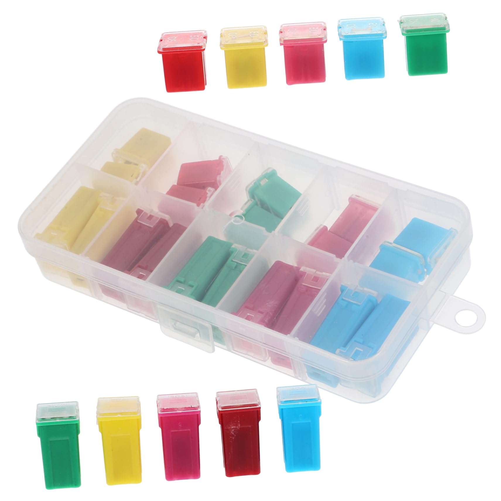 PartyKindom 80pezzi Kit Assortimento Fusibili Per Auto Fusibili Per Installazione Facile e Compatibilità Auto