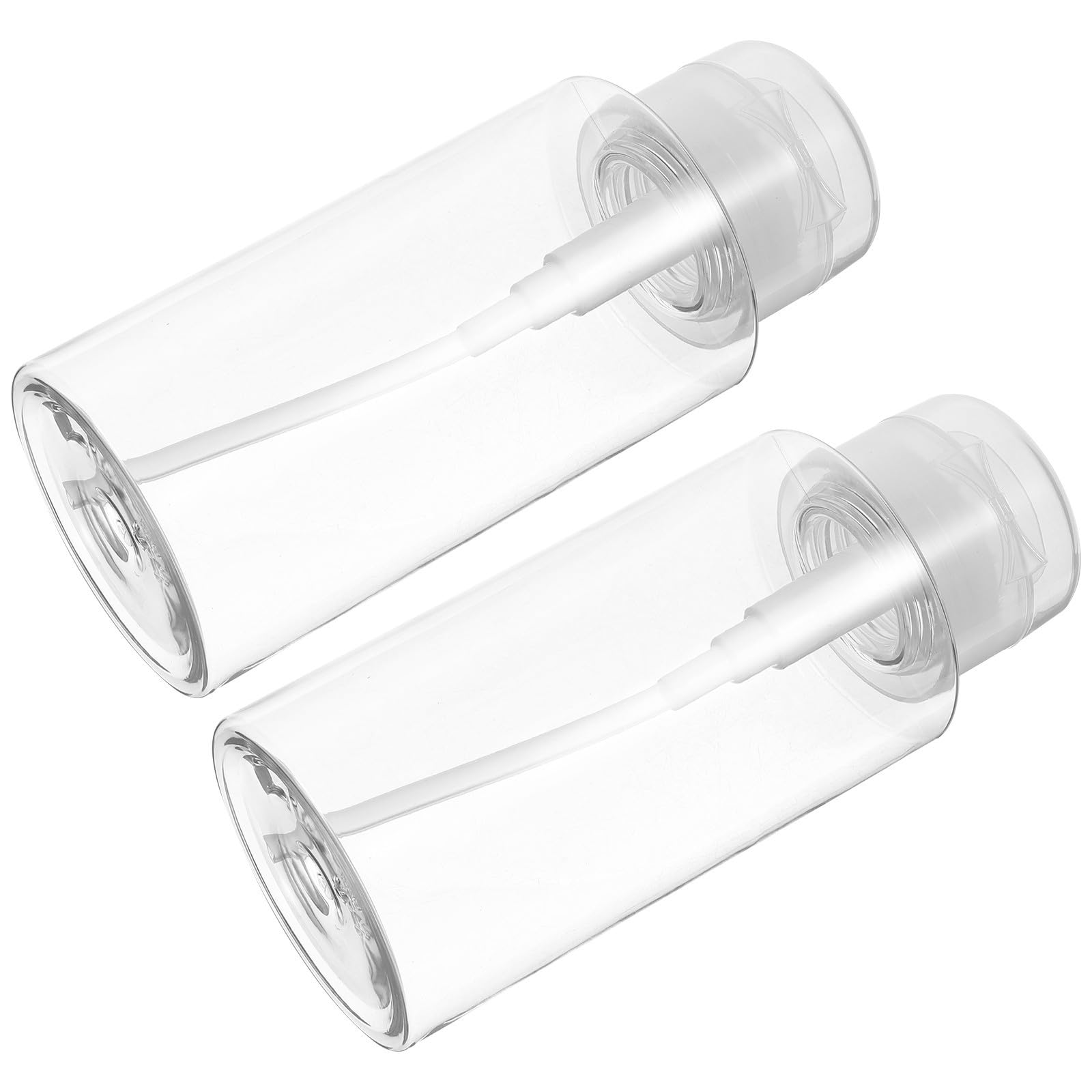 Flacone con Pompa 2 Pezzi da 300ml per Cosmetici e Tonico, Resistente alle Perdite, Pratico per Uso Quotidiano e Pulizia Viso