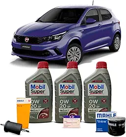 Kit Troca de Oleo + Filtro Combustivel e Oleo Fiat Argo 1.0 Firefly 2017 A 2024