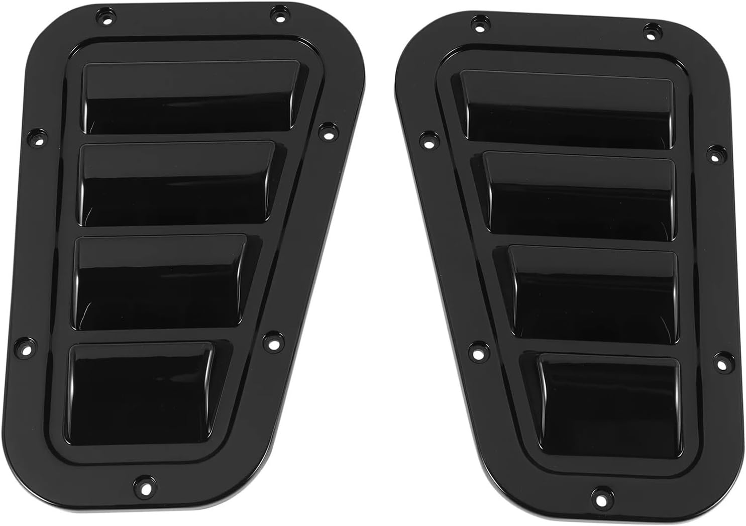 Hood Bonnet Side Trim Cover Air Outlet Flow Intake Scoop Vent Auto Hoods Vents Compatible with Land Rover Defender 04-19