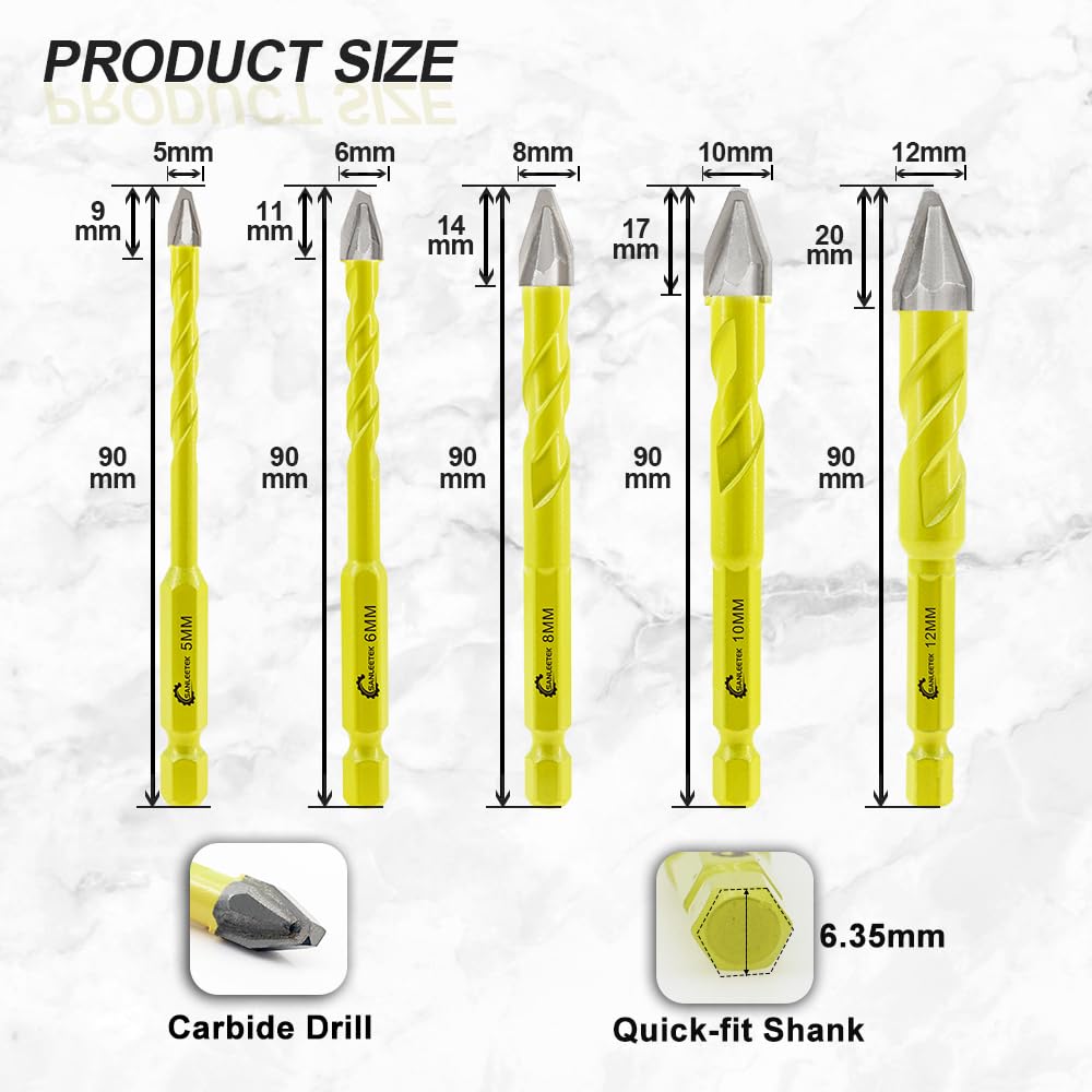 Skewed Head Eccentric Drill Bits Set - Image 2