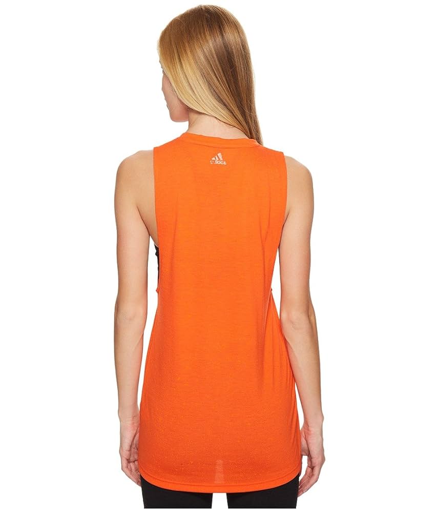 アディダス　adidas　90s　タンクトップ　ノースリーブ　オレンジ　センター アディダス adidas 90s タンクトップ ノースリーブ オレンジ