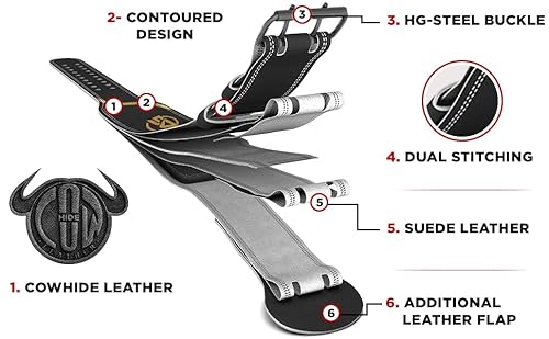 AG Cintura per sollevamento pesi in pelle bovina