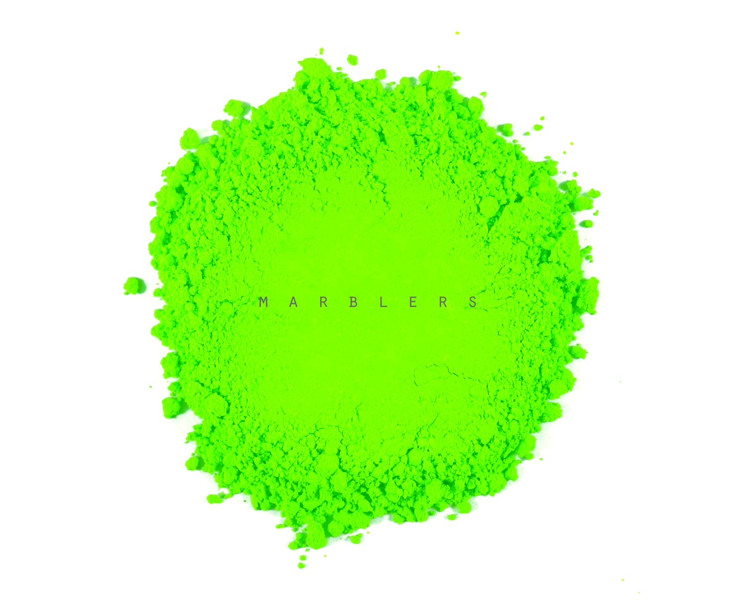 MARBLERS Fluorescent Pigment Powder [Neon Lime] 4oz (113g) | Matte Pigment | Dye | Non-Toxic | Vegan | Cruelty-Free | Nail Polish, Nail Art, Soap, Slime, Candle, Resin, Epoxy, Acrylic Paint