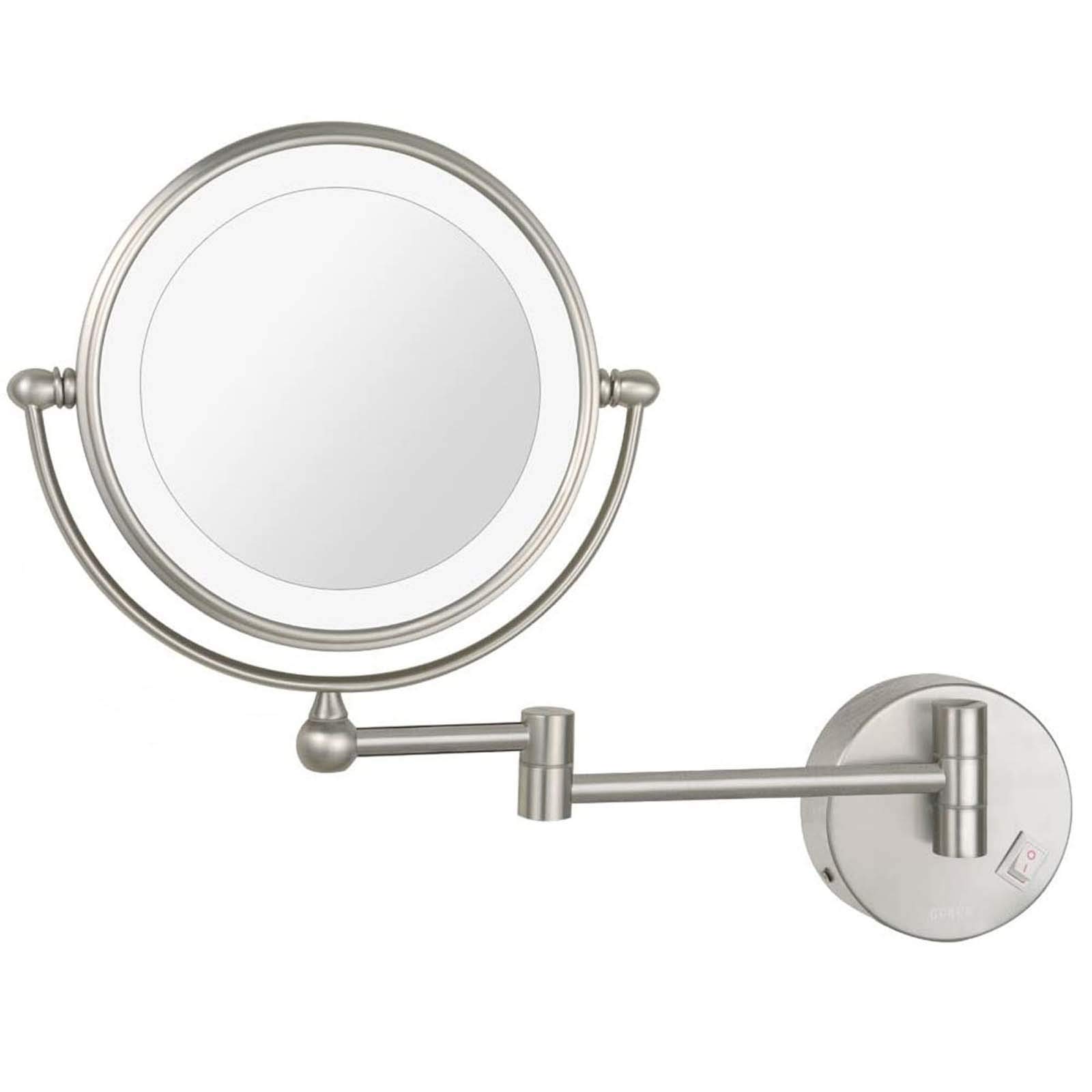 Miroir Rond pour se Maquiller et se Raser Facilement dans la Salle de Bain