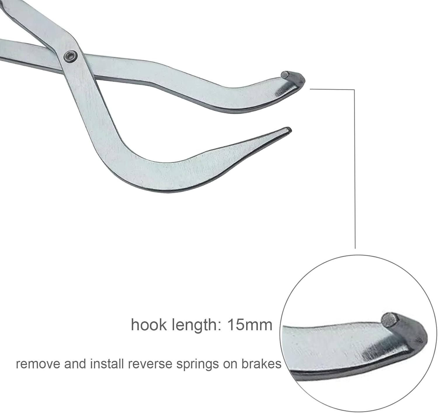 Brake Spring Pliers Drum Brake Spring Tool for Drum Brake Shoe Return Spring Install & Remove