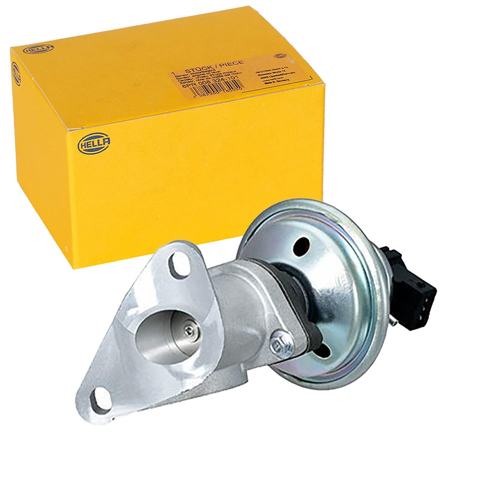 HELLA 6NU 014 865-211 Válvula EGR - 12V - eléctrico - 3polos - con junta