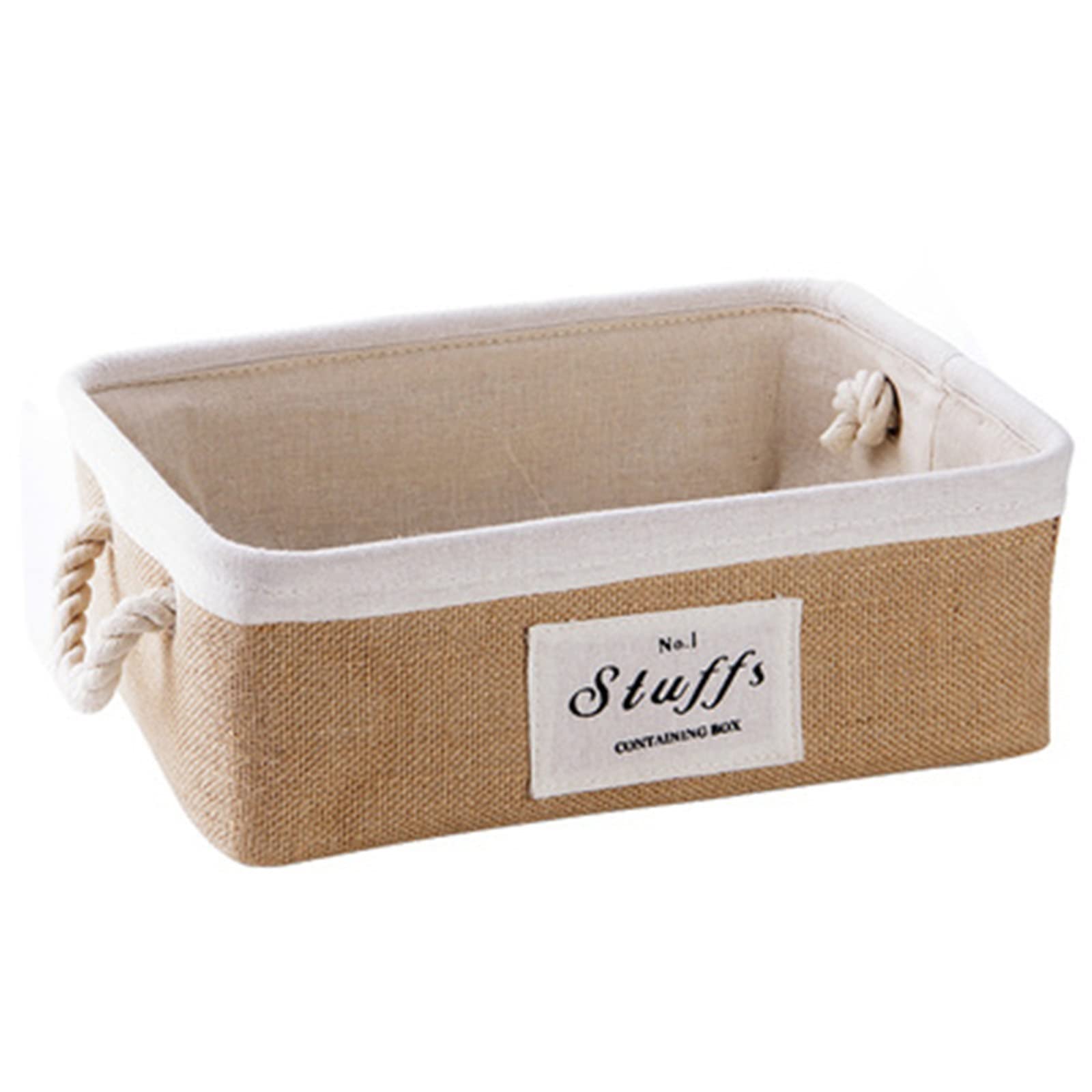 MRKU Basket Storage Box Kitchen Fabric,Home Desktop Sundries Toys Organize