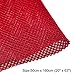 uxcell Red Speaker Mesh Grill Cloth (not Cane Webbing) Stereo Box Fabric Dustproof Cloth 50cm x 160cm 20 inches x 63 inches