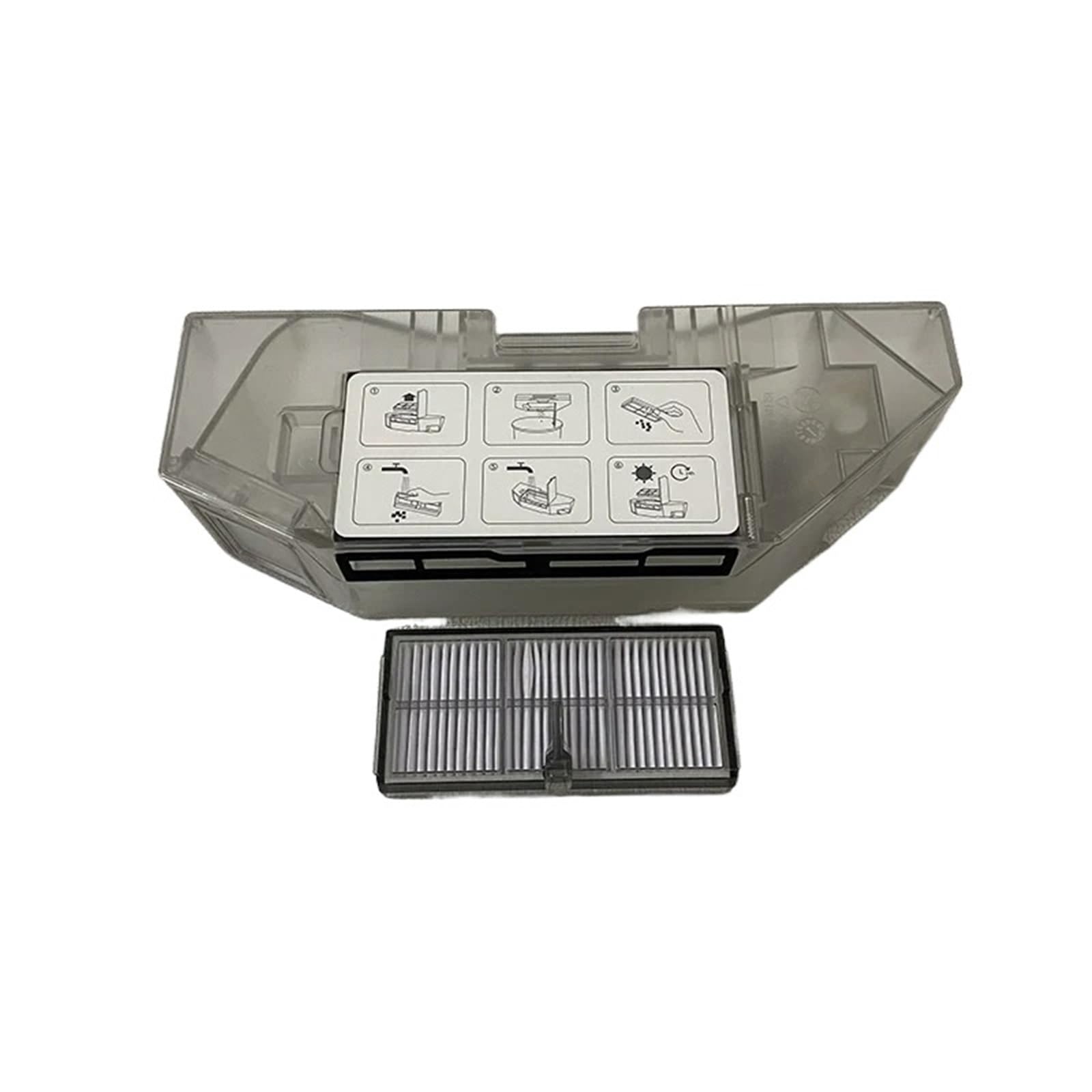 Composant de poubelle pour Mijia M40 : boîte à poussière en plastique pour pièce D110CN