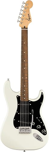 Vista 52 de Fender Squier Sonic Stratocaster HSS - Guitarra eléctrica, diapasón de laurel, golpeador blanco, verde surf Verde (Surf Green)