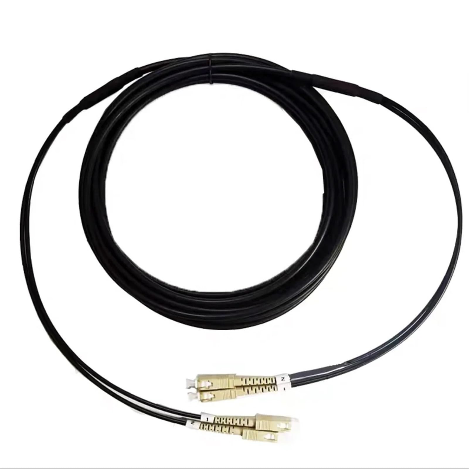 Câble de raccordement à fibre optique OM3 blindé à 2 conducteurs 1-300 m (150 m 1 pièce, LC-LC)