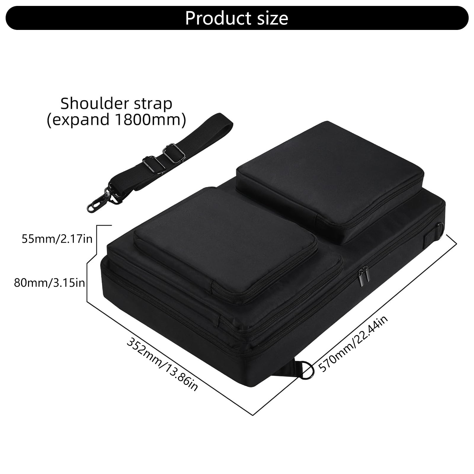 Tragetasche für SR2-Controller, Schutztasche, stoßfest, Reise-Tragetasche, wasserabweisend