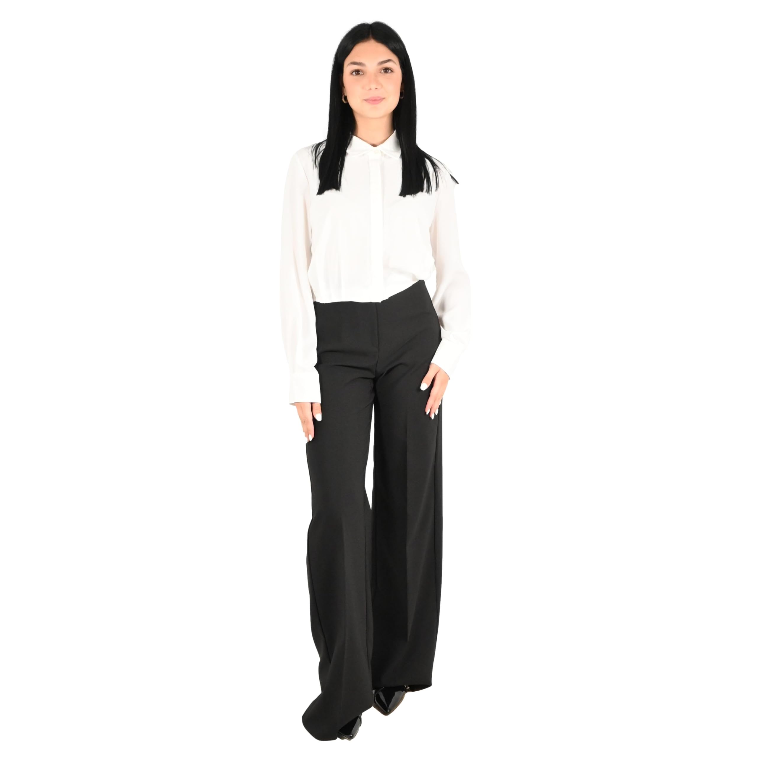 Rinascimento pantalone donna nero CFC0130249003