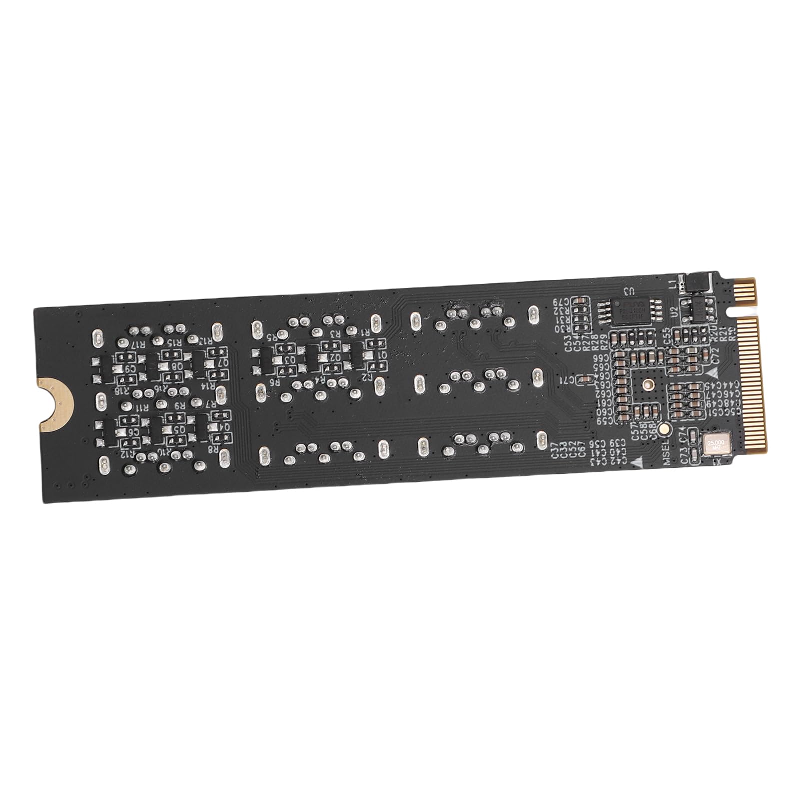 Fockety Adaptador M.2 a 3.0, Tarjeta de Expansión de Alta Velocidad con Interfaz PCIe 3.0 X2 de 9 Puertos, Convertidor PCIe a con Refrigeración por Disipador Térmico de Aluminio para PC de Escritorio