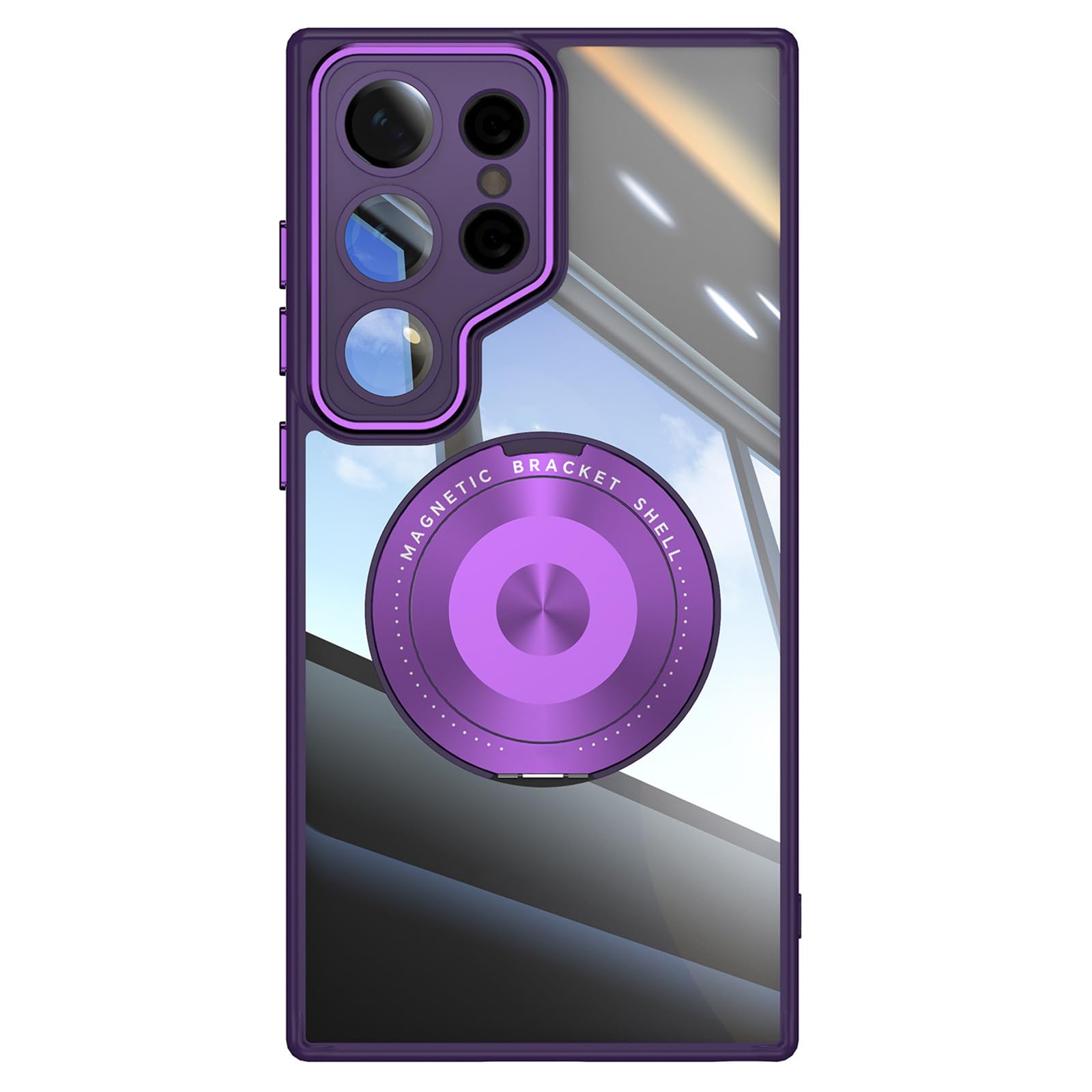 Etui Magnétique pour Samsung S26 Finition Violette Haute Résistance