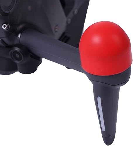 Miniatura 2 de FPV Motor Dust Cover Compatible con DJI FPV Drone Accesorios, 4PCS Silicona Cubierta Protectora para DJI FPV Combo (rojo)