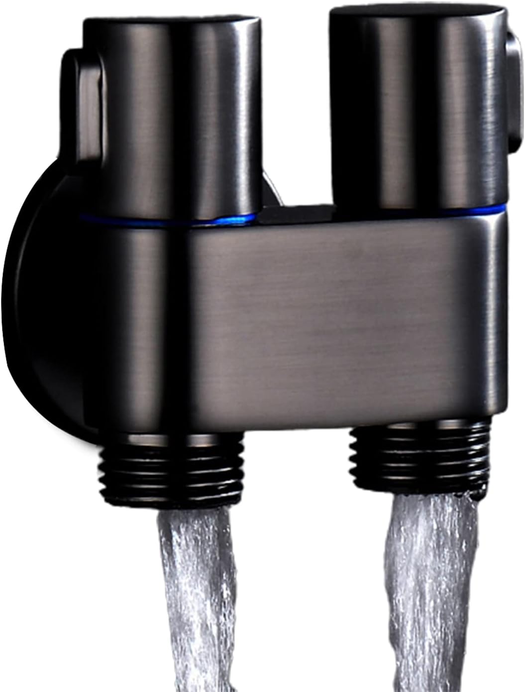 Valvola Angolare A Doppio Controllo, G1/2 1 Ingresso Due Uscite Valvola Triangolare Per Rubinetto Lavatrice A Doppio Controllo Per Vasca Da Bagno Doccia 88807103