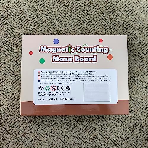 Joyreal Magnetyczny kolor i liczba Maze - Montessori zabawki dla 2 3 4 5 Year Olds liczenie matematyki kolor dopasowanie sortowanie gry Fine Motor umiejętności zabawki prezenty dla dziewcząt chłopców