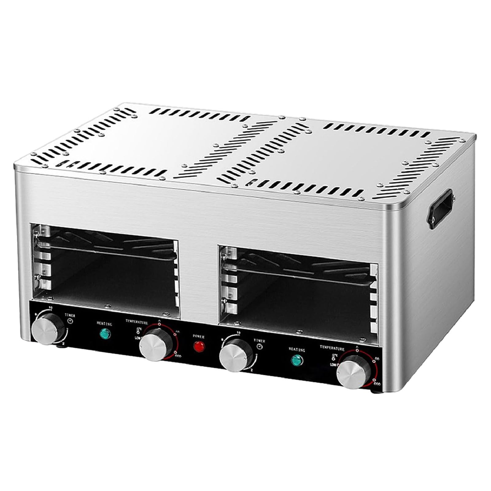 WewnęTrzny Pionowy Piec Do StekóW, 1500℉ Szybki I Wydajny Grill Grzewczy, PrzenośNy Bezdymny Grill WewnęTrzny, Do StekóW, Antrykotu, Pikniku, Bbq,B-220V