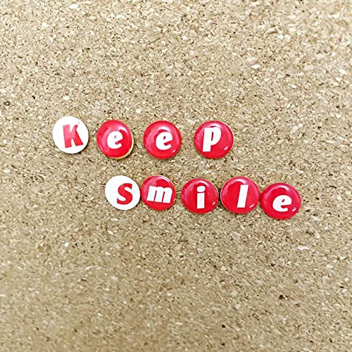 Push Pin Tacks, 156 Pcs Uppercase And Lowercase Letters