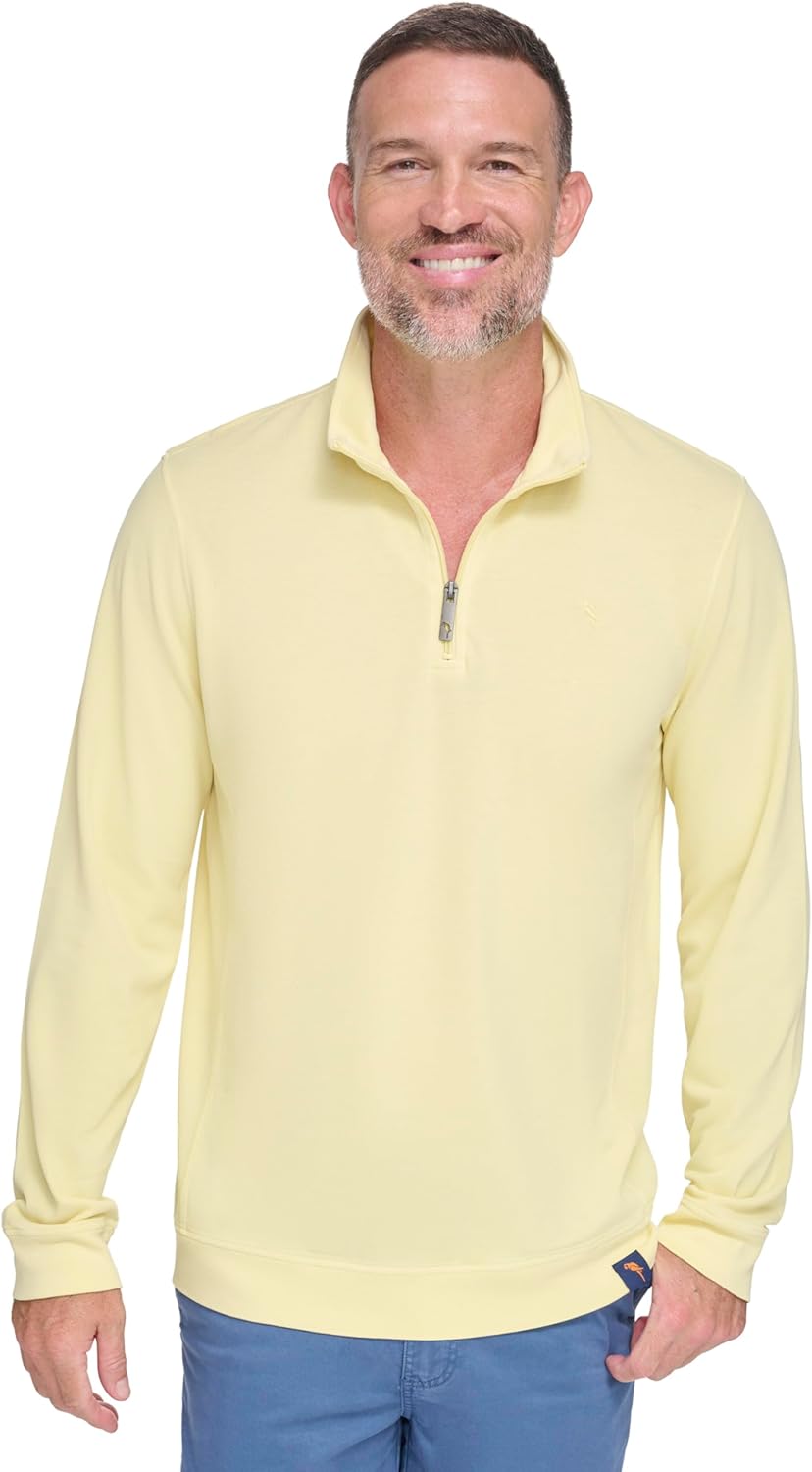 Margaritaville Men's Island Reserve Pique 1/4 Zip