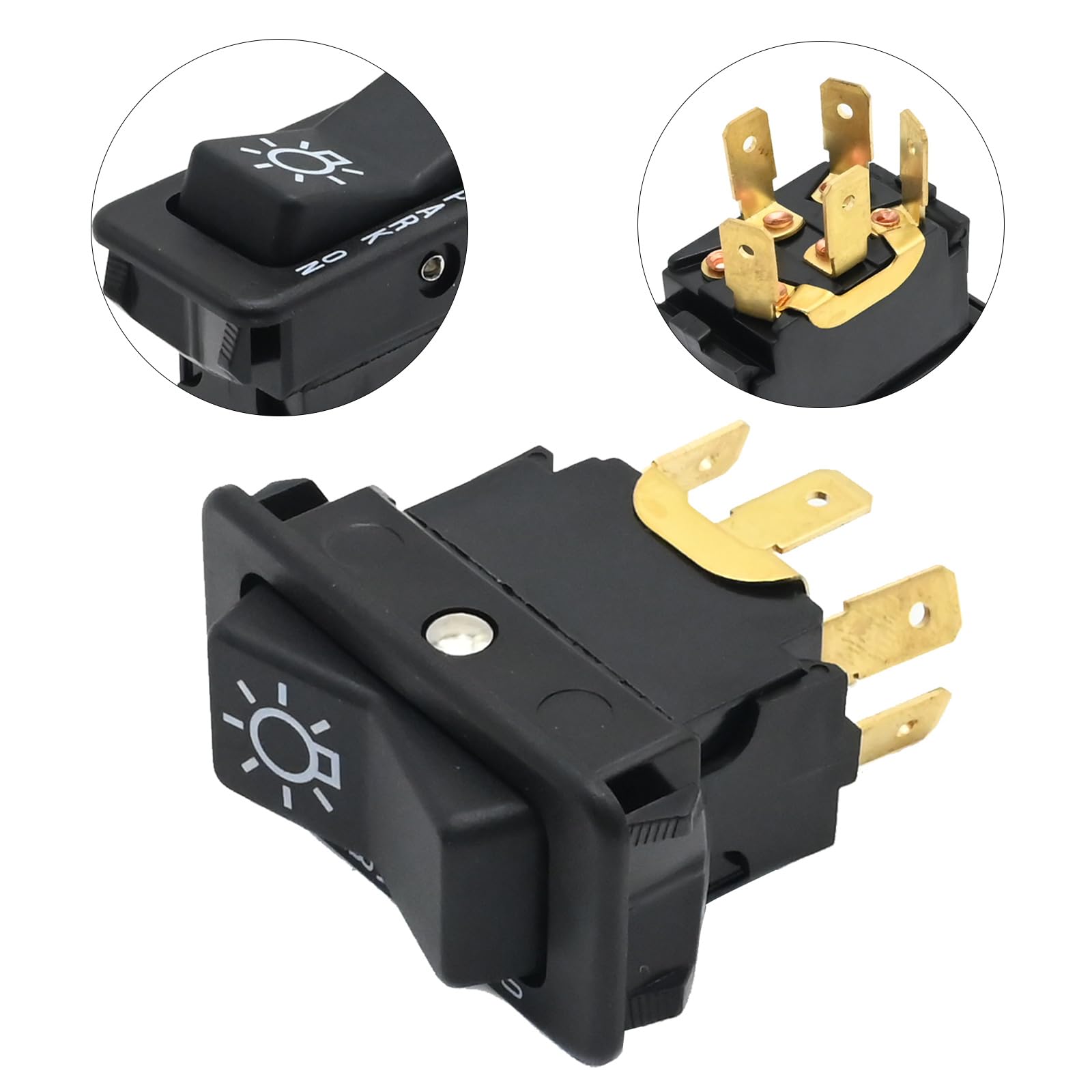 DSEAOMO Car Styling Car 1661234C1 Head Lamp Switch Button For Int/ernat/ional 4900 1661234C2 1661234C3 8941K535 577.55520 - View #9